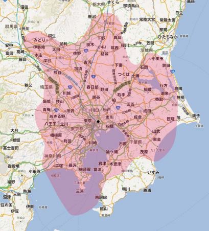 東京都の地デジアンテナの電波状況